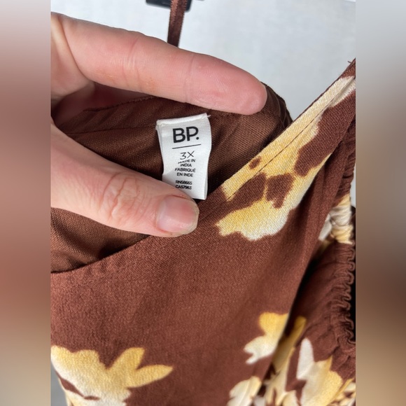 BP. Brown Halter Midi Dress Size 3x NWT - Picture 10 of 15